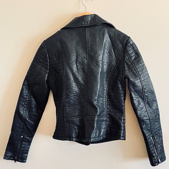 Vegan Leather Moto Jacket - Picture 3 of 3